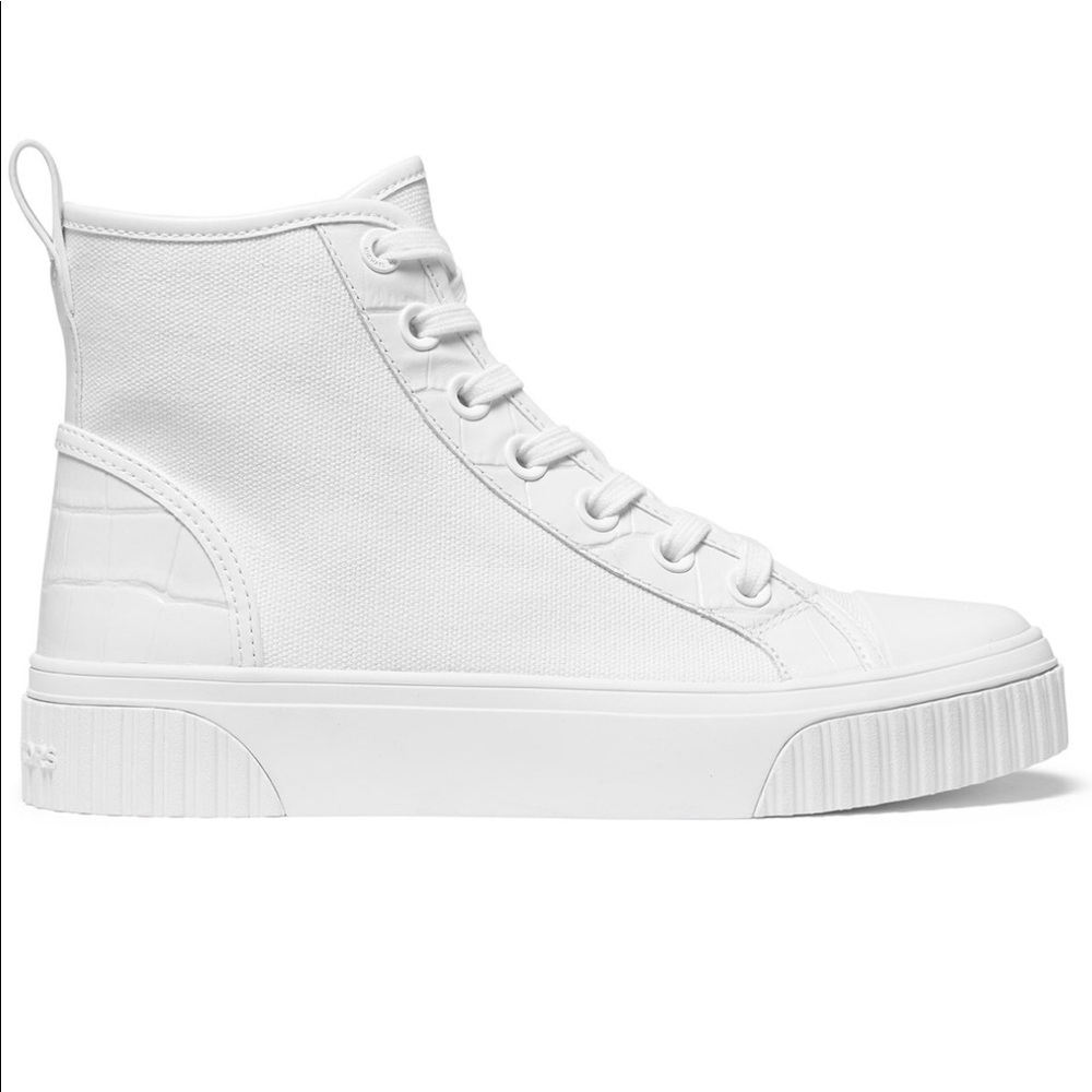 Michael kors Gertie high top heavy canvas white ❤️